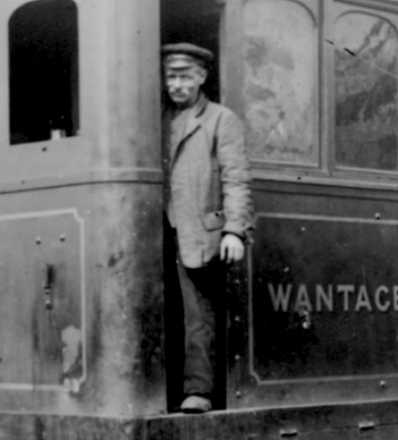 Wantage Tramway engine driver 1923