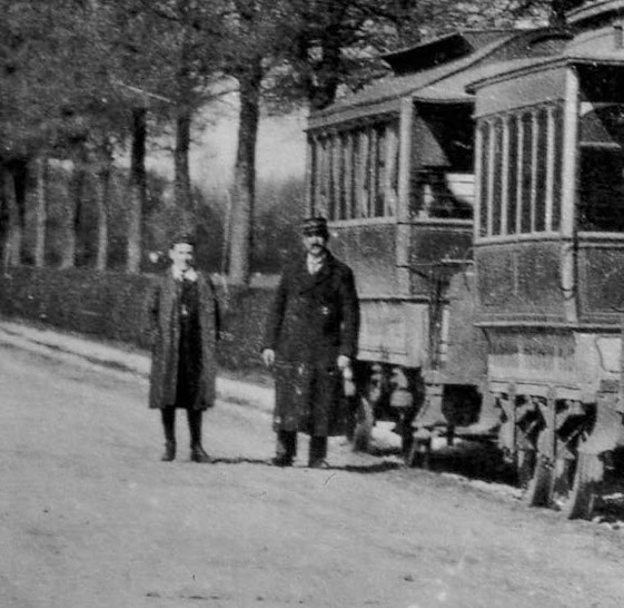 Wantage Tramway conductor 1900