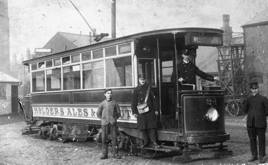 South Staffordshire Tramways No 24 and crew