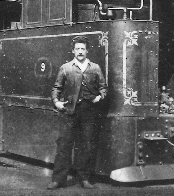 South Staffordhsire Tramways steam tram driver