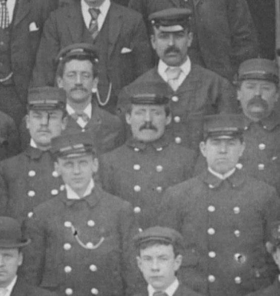 South Staffordshire Tramways steam tram drivers and conductors 1895-1900