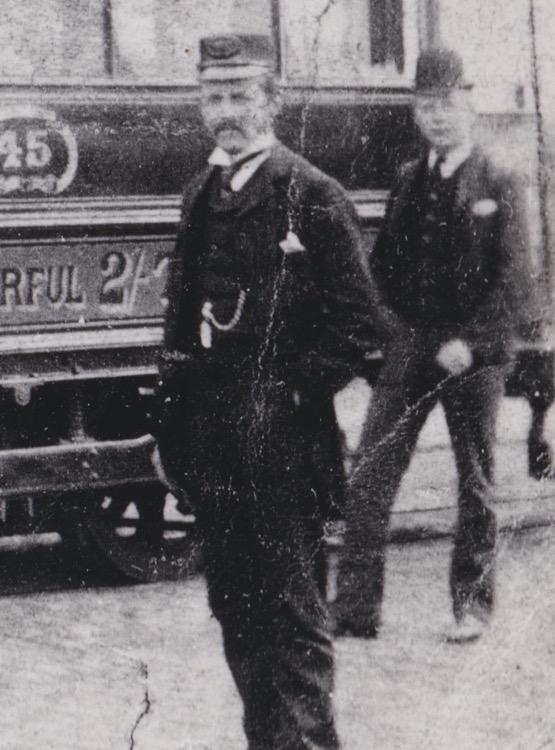 South Staffordshire Tramways Company inspector circa 1892