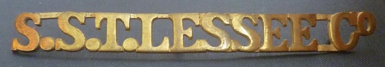 South Staffordshire Tramways Company cap badge brass