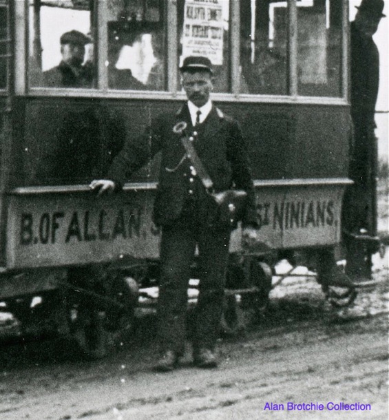 Stirling horse tram conductor James Marshall