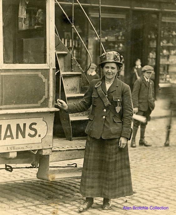 Stirling Tramways Jean Angus conductress