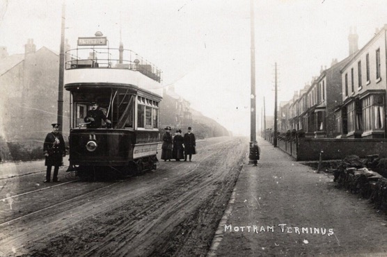 Ashton under Lyne Corporation Tramways Tram No 11 and crew