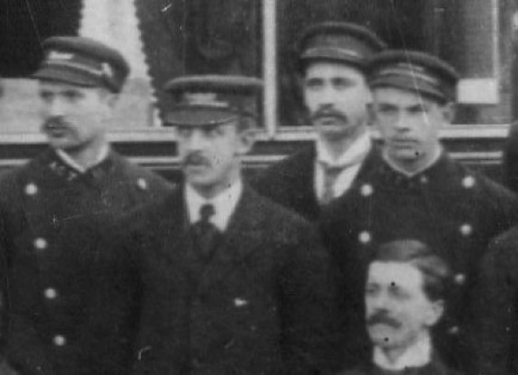 Ayr Corporation Tramways staff photo 1902