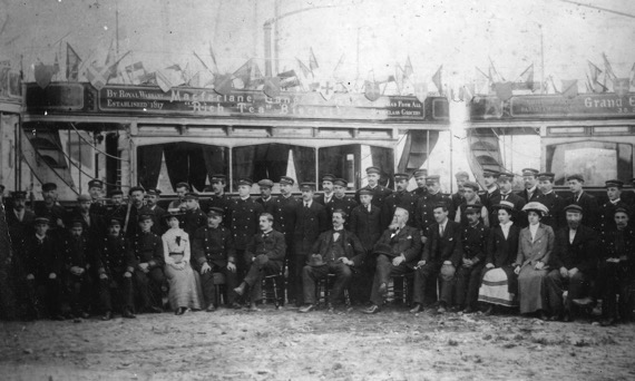 Ayr Corporation Tramways staff photo 1902