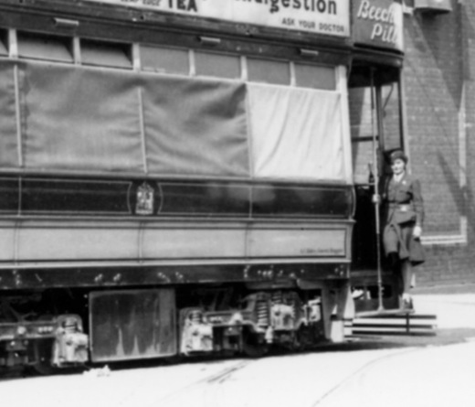 Birmingham Corporation Tramways No 3 and conductress