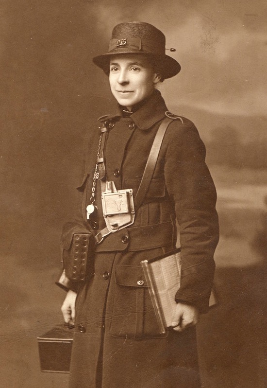 Birmingham Corporation Tramways Great War tram conductress