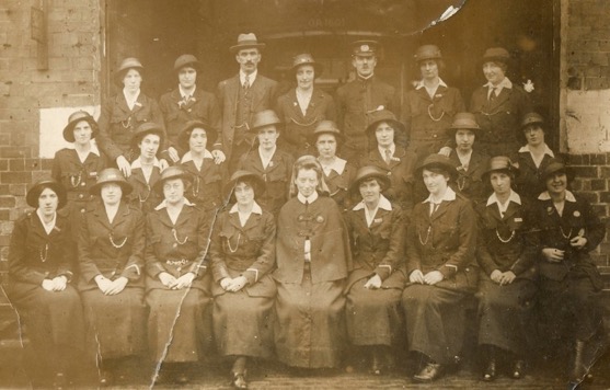 Birmingham Corporation Tramways Great War tram / bus conductresses