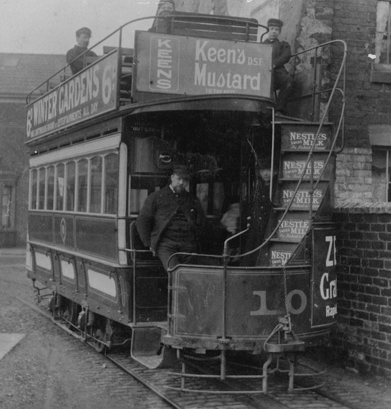 Blackpool Corporation Tramways Tram No 10 1891