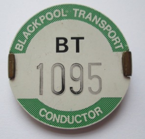 Blackpool Corporation Transport Conductor badge