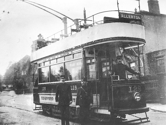Bradford City Tramways Tram No 129 Allerton 1902