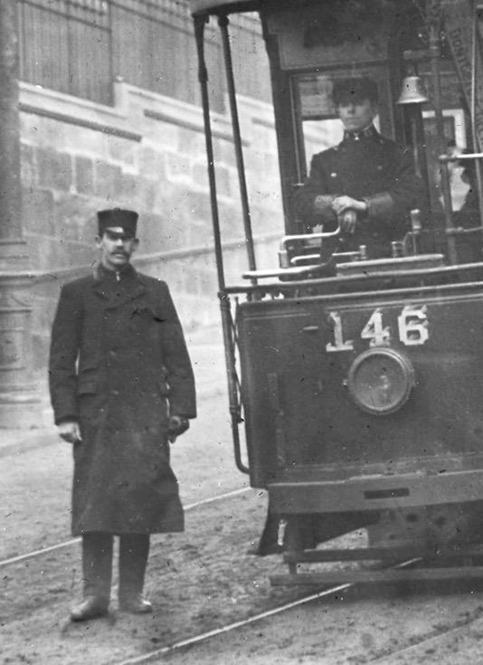 Bradford City Tramways inspector circa 1902