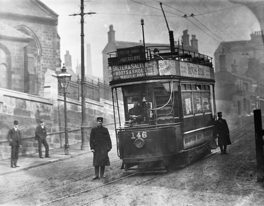 Bradford City Tramways Tram No 146 c1902