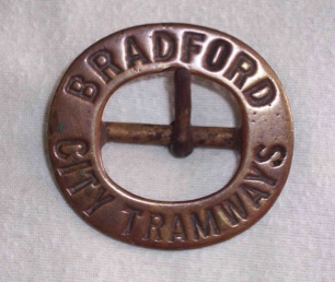 Bradford City Tramways cashbag buckle