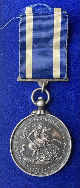 Bristol Tramways and Carriage Company Limited 1901 Loyalty Medal
