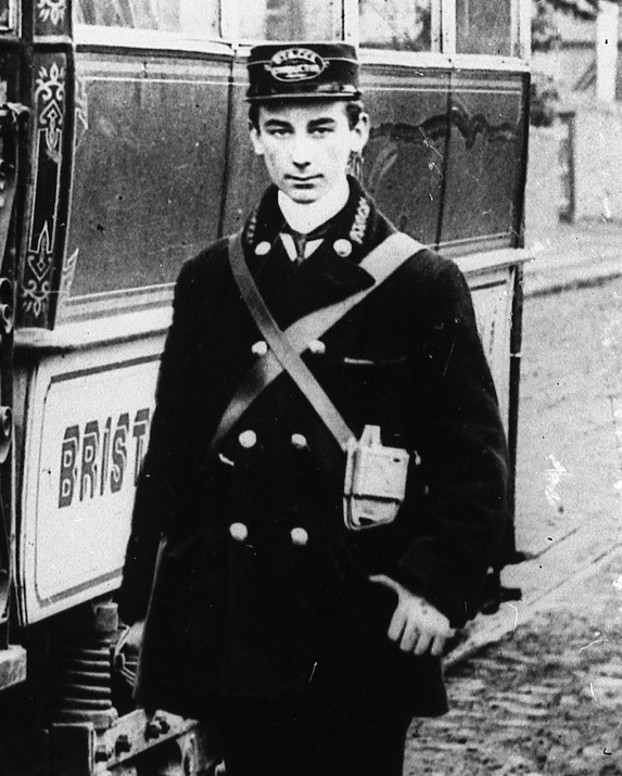 Bristol Tramways Tram conductor 1900