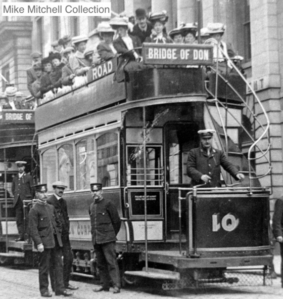 Aberdeen Corporation Tramways inspectors Edwardian