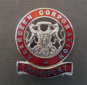 Aberdeen Corporation Tramways / Transport badge