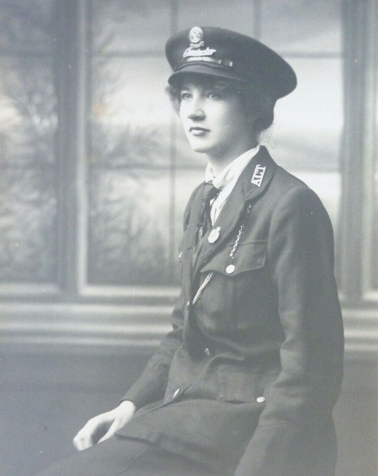 Aberdeen Corporation Tramways Great War tram conductress