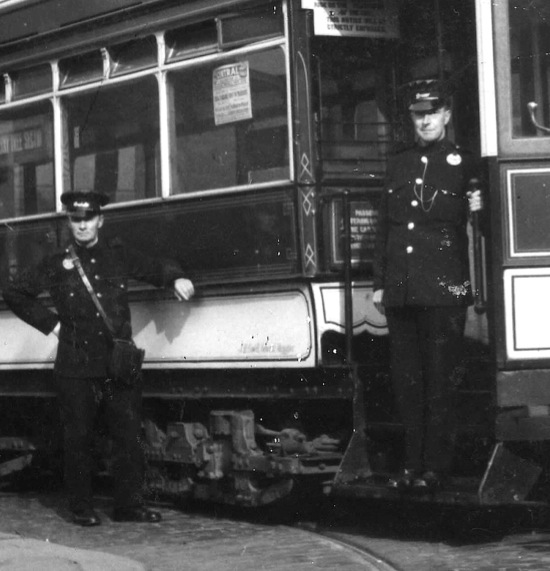Blackburn Corporation Tramways conductor and motorman 1933
