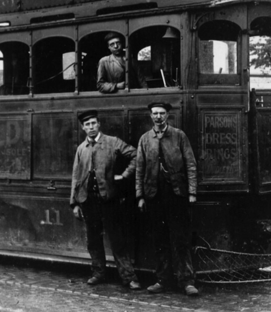 Birmingham  and Midland Tramways Steam Tram No 11 crew