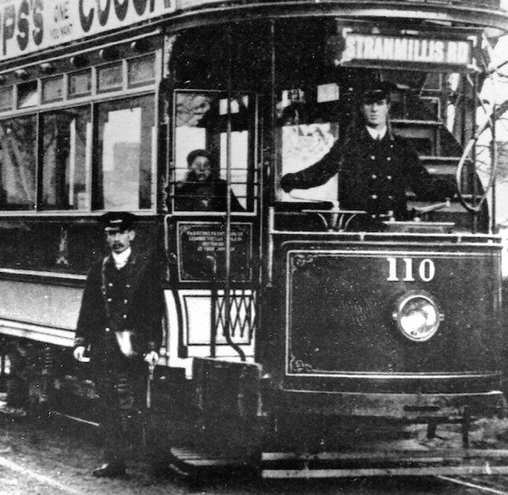Belfast Corporation Tramways Tram No 110 5th December 1905