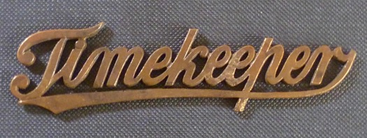 Timekeeper badge Bright Corporation Tramways