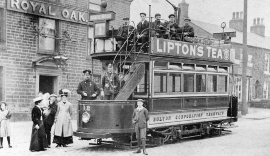 Bolton Corporation Tramways Tram No 12 Tonge Moor