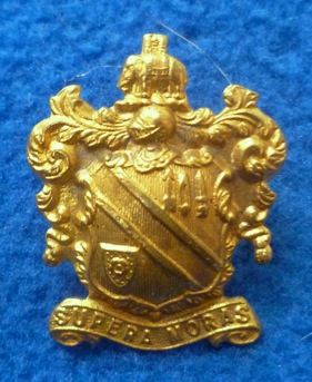 Bolton Corporation Tramways collar - cap badge, gilt