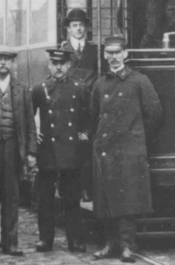 Accrington Corporation Tramways conductor and inspector