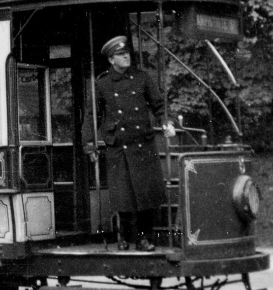 Barrow Corporations Tramways tram driver 1929