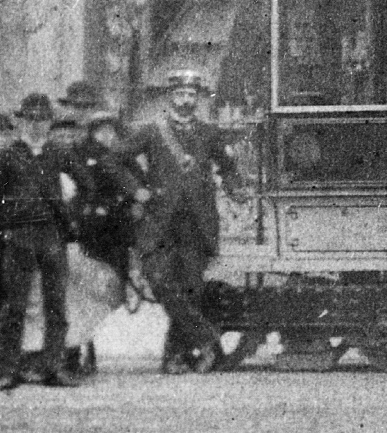 Barrow Tramways Steam tram conductor 1885