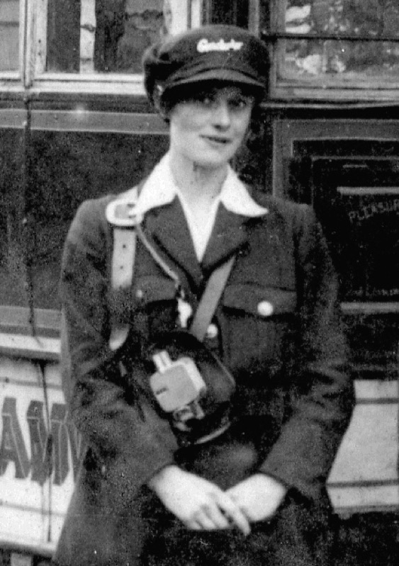 Aberdeen Suburban Tramways Great War tram conductress