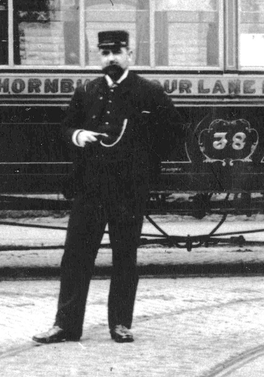 Bradford Tramways and Omnibus Company inspector at Thornbury