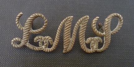 Burton and Ashby Light Raiwlays tram inspector cap badge