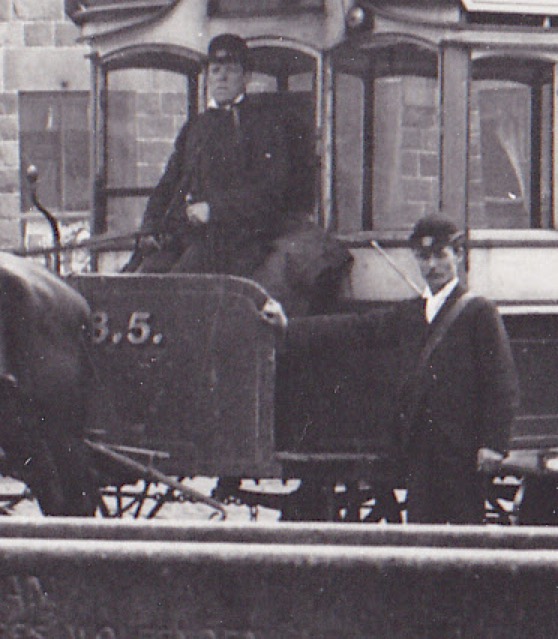 Bolton and Suburban Tramways, Horse Tram  driver and conductor