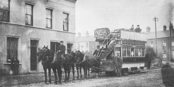 Belfast Street Tramways horse tram number 44