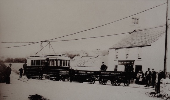 Bessbrook and Newry Tramway Tram No 1 Millvale crossing