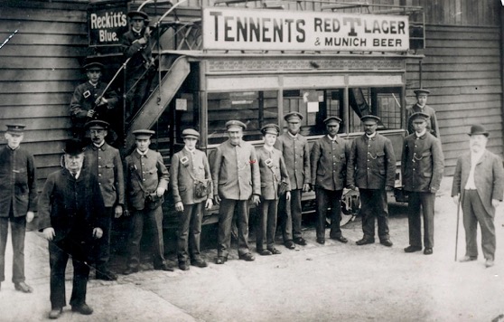 Brighton and Shoreham Tramways staff photo 1905