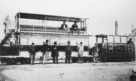 Brighton and District Tramways steam tram No 2