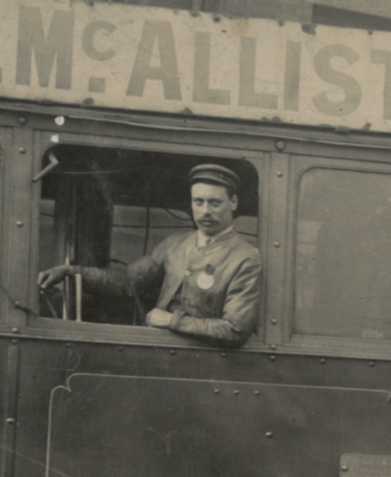 Blackburn Corporation Tramways Steam Tram No 11 driver