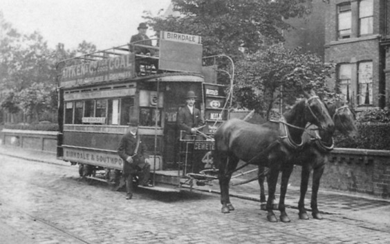 Birkdale and Southport Tramways horse tram No 4