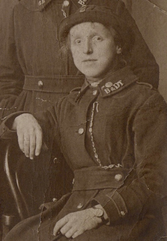 Barnsley and District Tramways Great War tram conductress