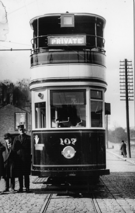 Halifax Corporation Tramways Tram No 107 1928