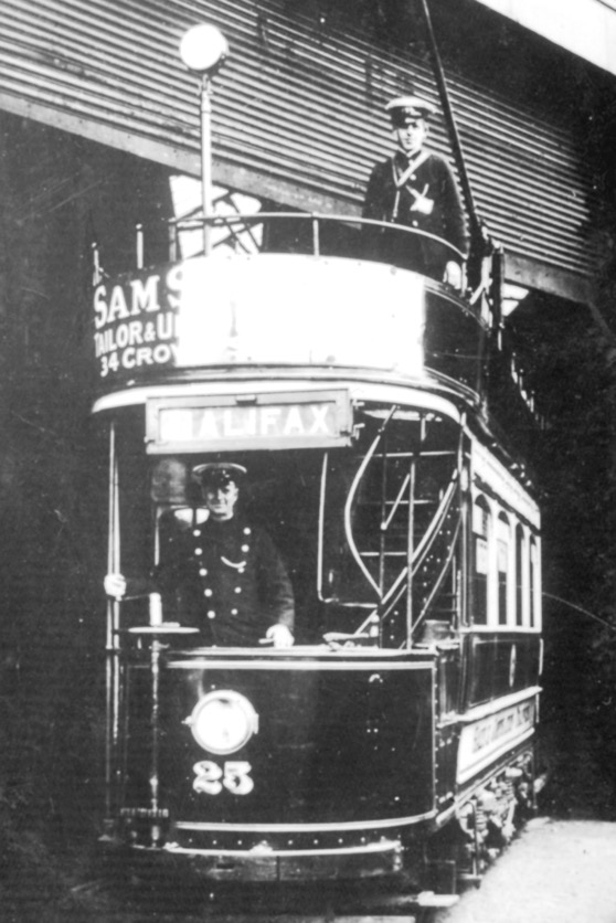Halifax Corporation Tramways Tram no 25 1920s