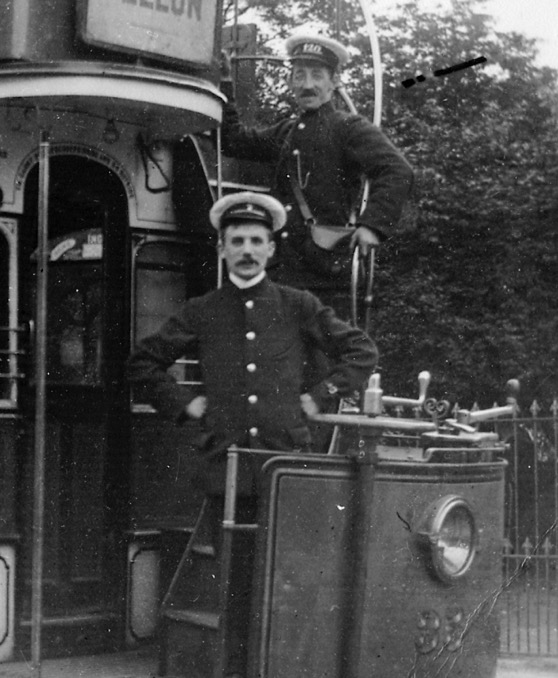 Halifax Corporation Tramwys Tram No 35 Pellon.