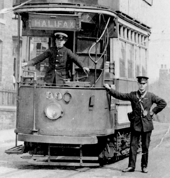 Halifax Corporation Tramways Tram No 90 Great War